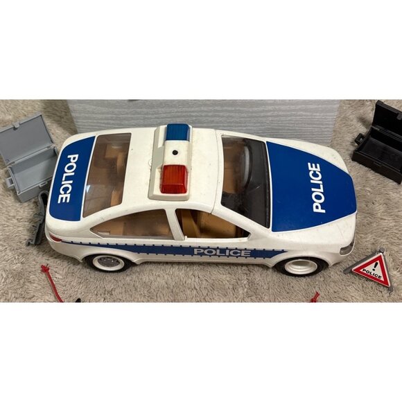 Playmobil Police Station Set Lot With People Car & Accessories Imaginative Play - Picture 4 of 16